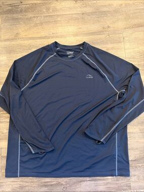 L.L.Bean Navy Blue Long-Sleeve Base Layer